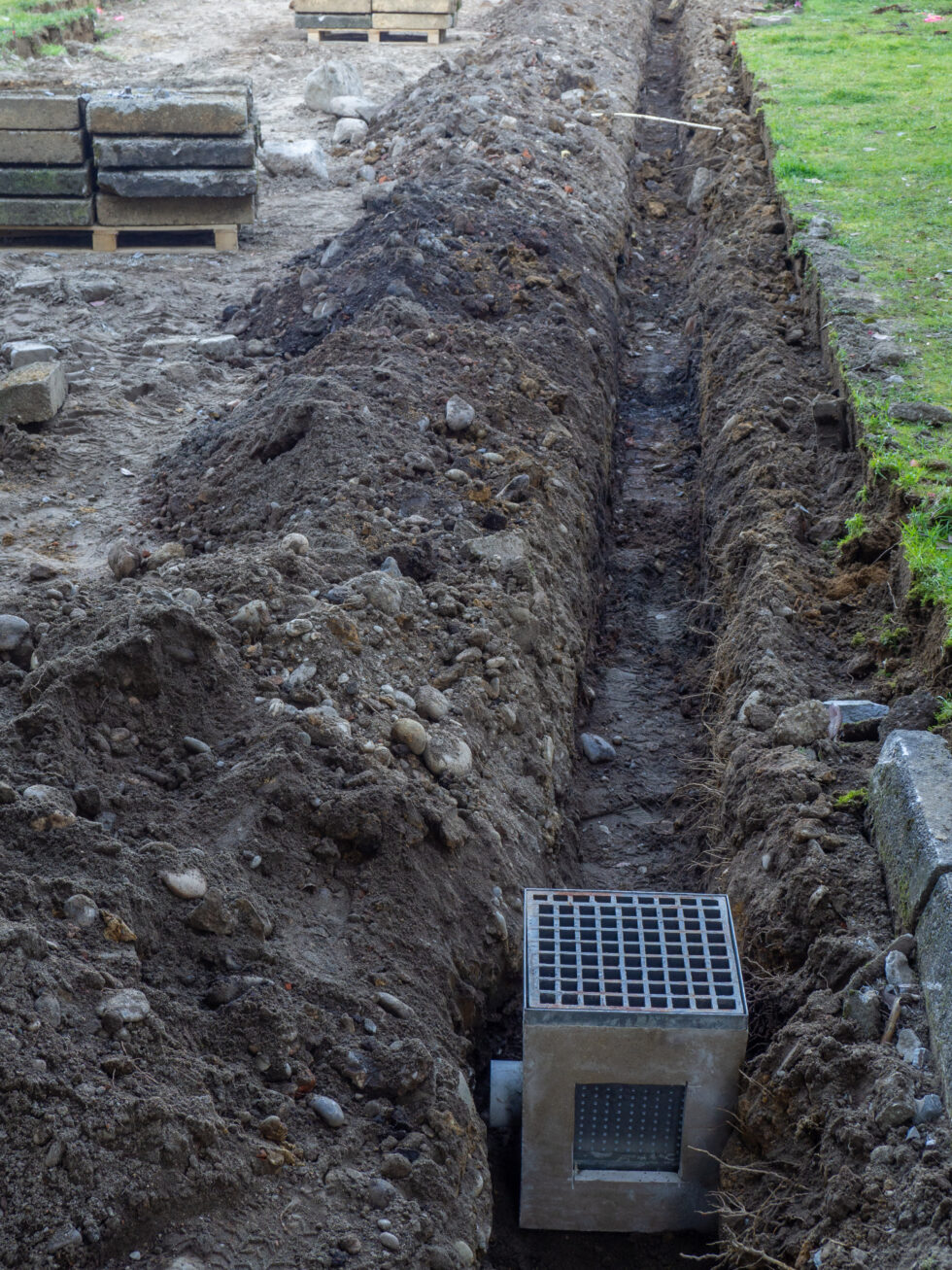 Denver French Drains & Drainage | Black Rhino
