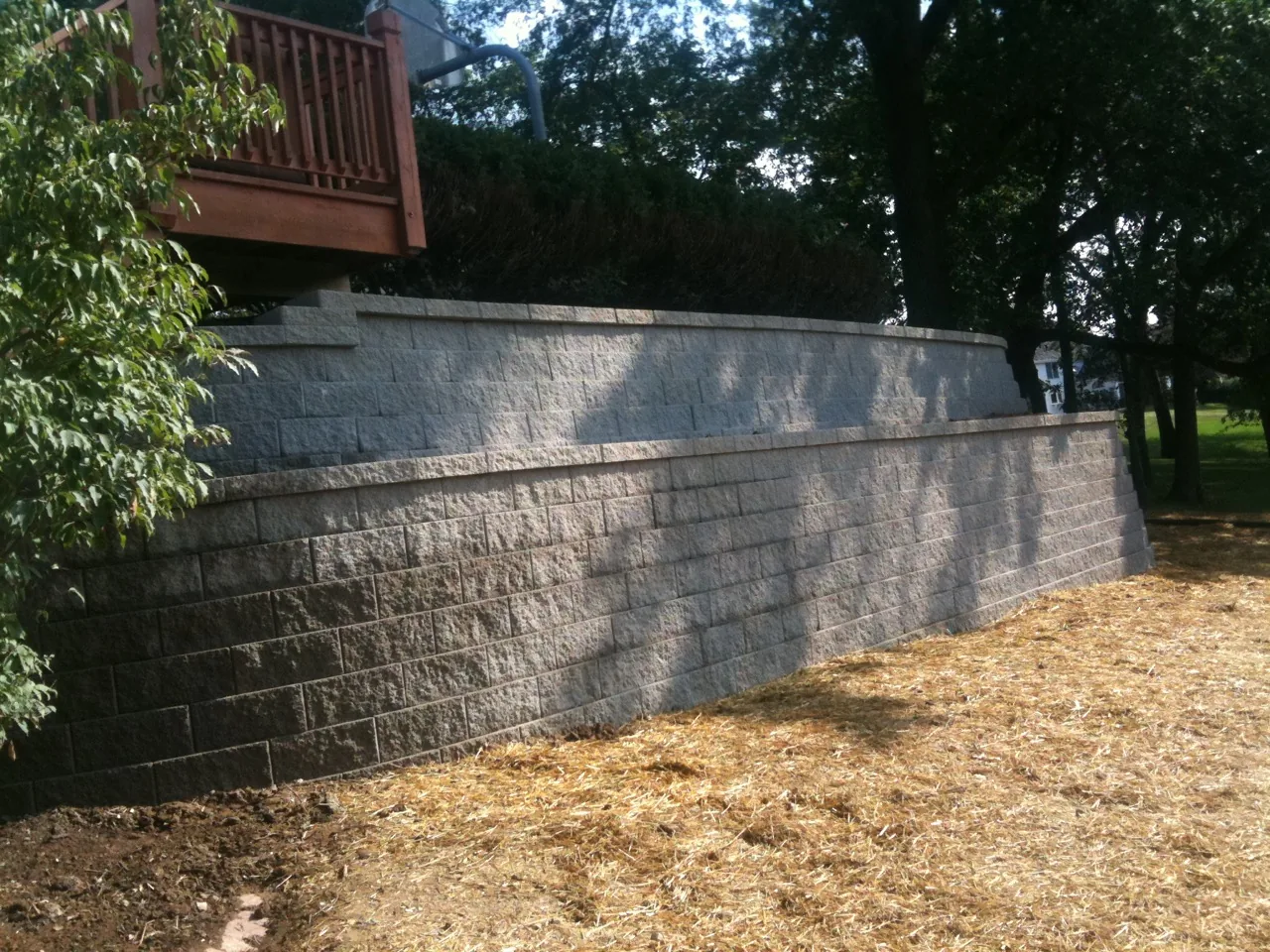 After — finished driveway tie wall (4)